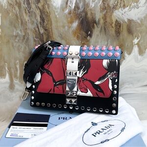 Prada studded buckle bag - Gem